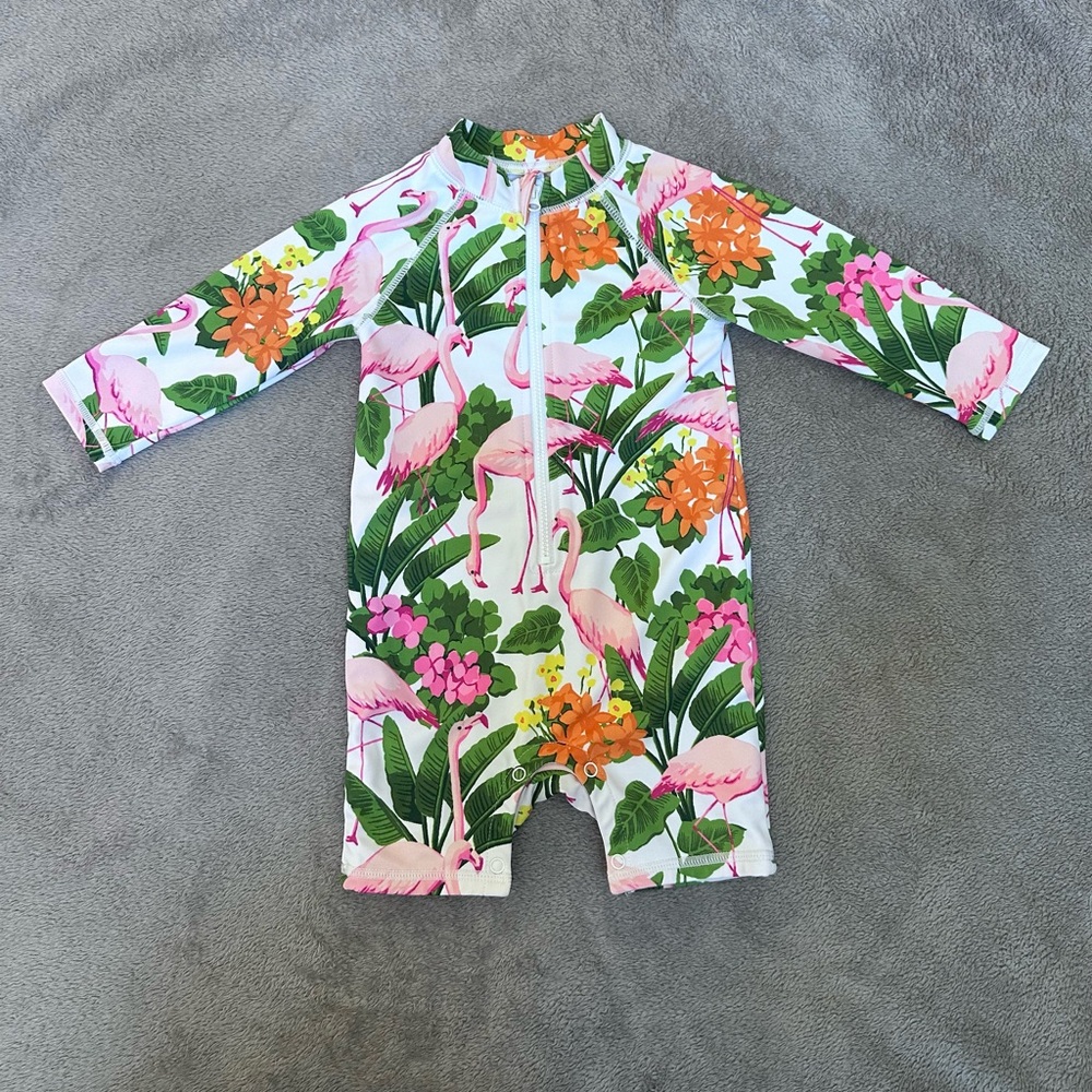 Janie & Jack baby sip swimsuit, 12 - 18 month.
